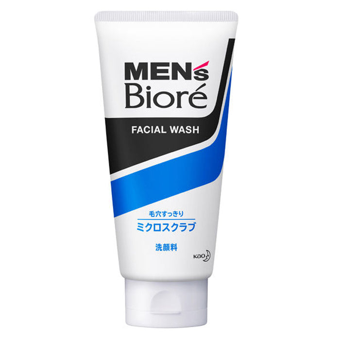 Biore Men's Micro Scrub Facial Face Wash 130g
