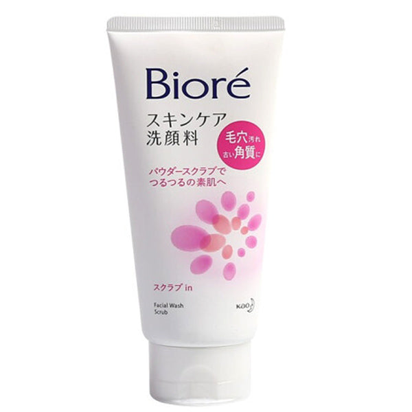 KAO Biore Skincare Face Wash Facial Cleanser Scrub In 130g