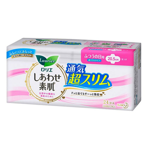 Laurier Ultra Thin Day Sanitary Pads With Wings 20.5cm 24 sheets