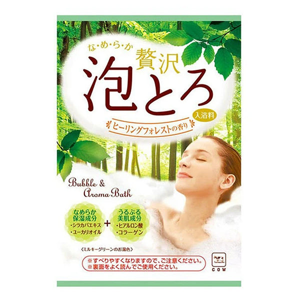 COW BRAND Bubble Aroma Bath-Plumeria Garden 30g