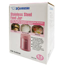 Zojirushi Stainless Steel Food Jar 0.5L-Pink