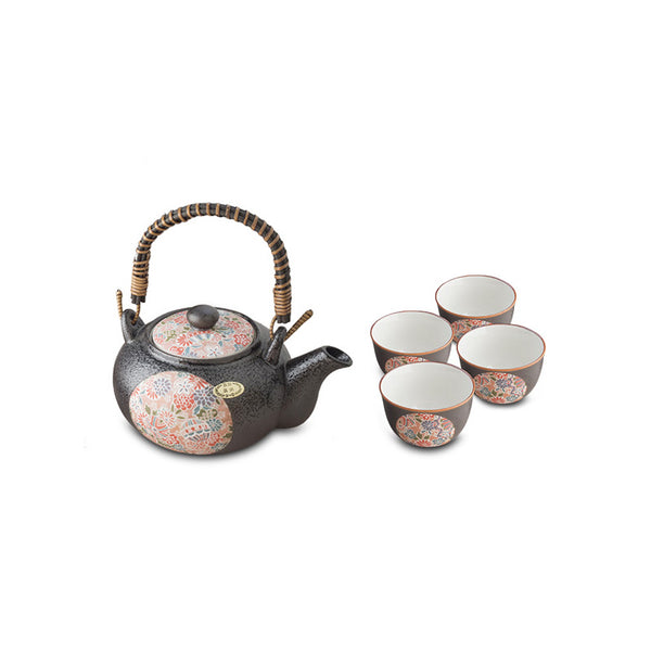 5-pc Kyo Miyabi Japanese Tea Set - Made in Japan