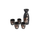 5pc Lunar Plum Sake Set