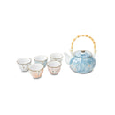 6-pc Colour Plum Tea Set