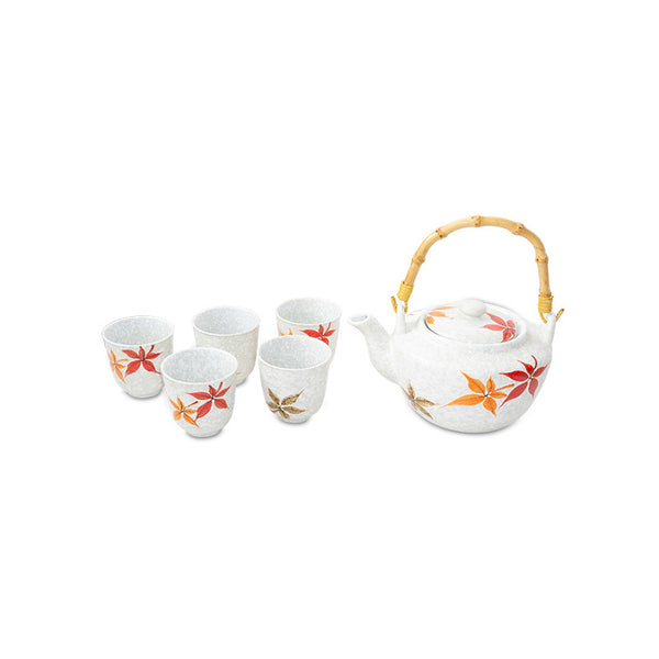 6-pc Maple Leaf Tea Set