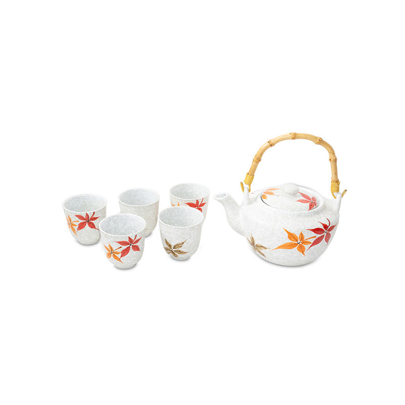 6-pc Maple Leaf Tea Set