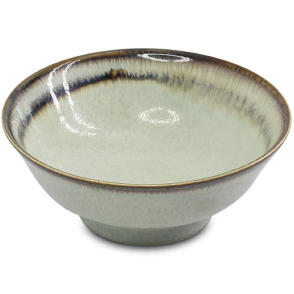 "Earth Ring" Japanese 8-inch Porcelain Ramen Bowl