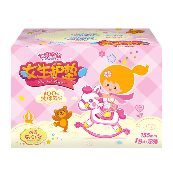 Space 7 100% Cotton Panty Liner 155mm*18pcs