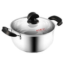 炊大皇弧形不锈钢汤锅20cm