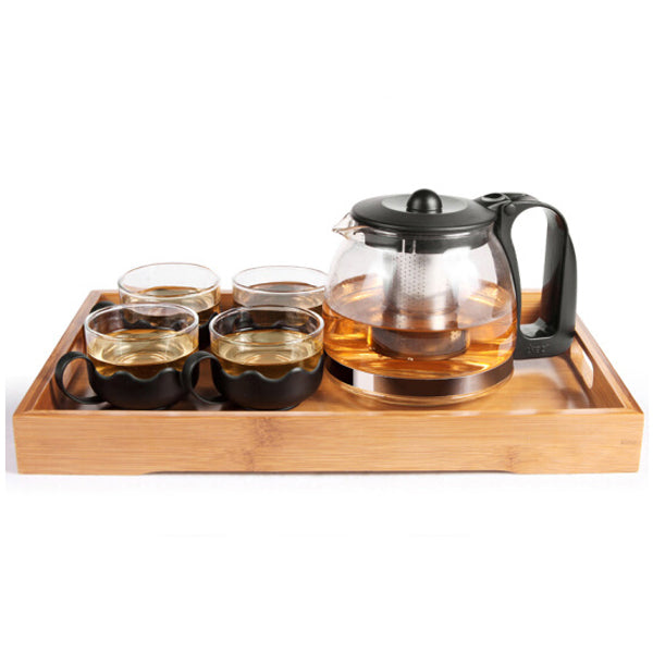 紫丁香玻璃茶壶套装 700ml+150ml
