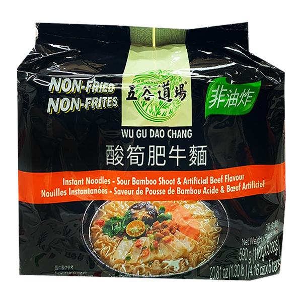 WGDC Noodles(Sour Bamboo Shoot & Artificial Beef) 118g*5