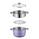 小熊不锈钢蒸锅双层32cm大蒸锅