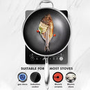 OHO Stainless Steel Wok 34cm