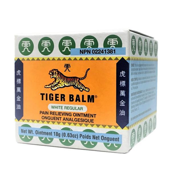 Tiger Balm White Regular Pain Relieving Ointment 18g 虎標萬金油