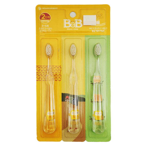 B&B Step 2 Toothbrush for Kids 3pcs