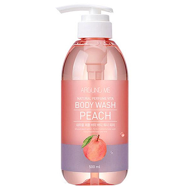 AROUND ME Perfume Vita Peach Body Wash 500ml