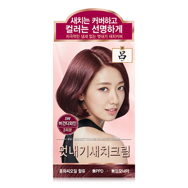 Ryo Bright Color Hairdye Cream-Burgundy Wine 5W 120g