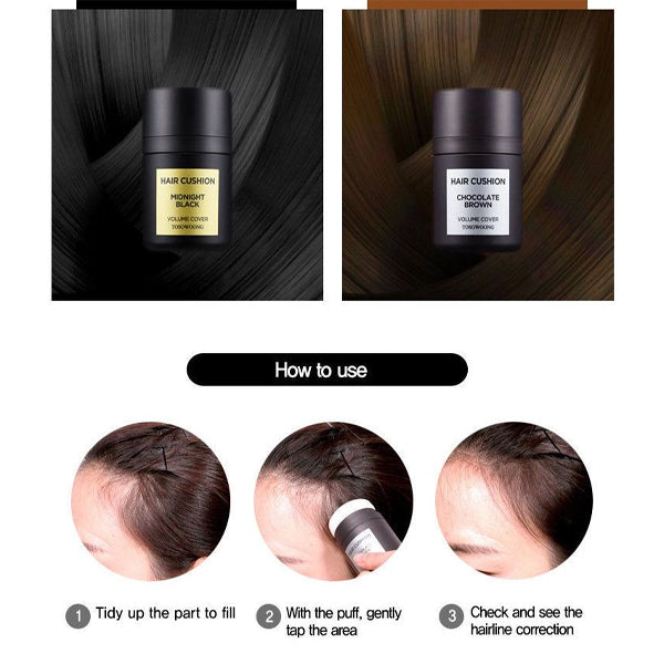 TOSOWOONG Magic Hair Cushion-Chocolate Brown 26g
