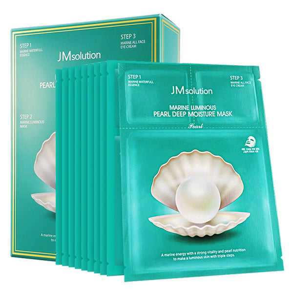 JM Solution Marine Luminous Pearl Deep Moisture Mask 10 Pack