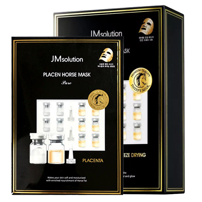 JM Solution Placen Horse Mask 10Pcs