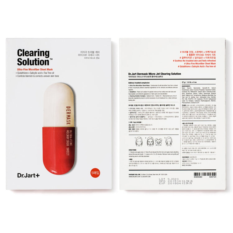 Dr.Jart+ Dermask Micro Jet Clearing Solution 5Pcs