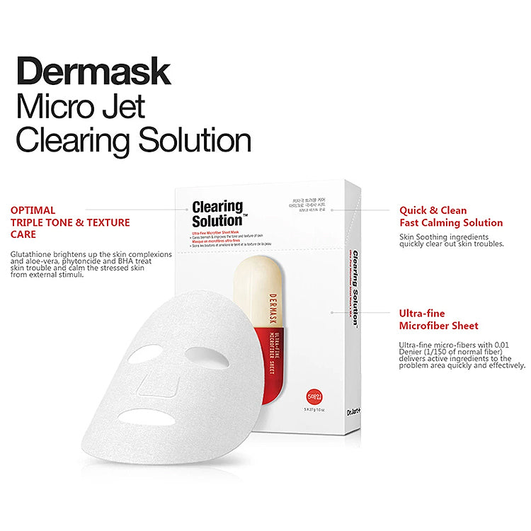 Dr.Jart+ Dermask Micro Jet Clearing Solution 5Pcs