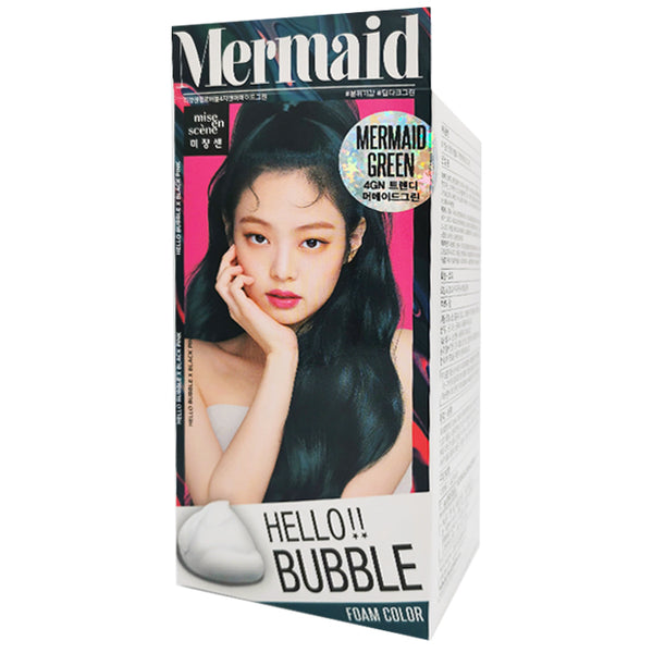 Mise En Scene Hello Bubble Hair Foam Color-Mermaid Green 4GN