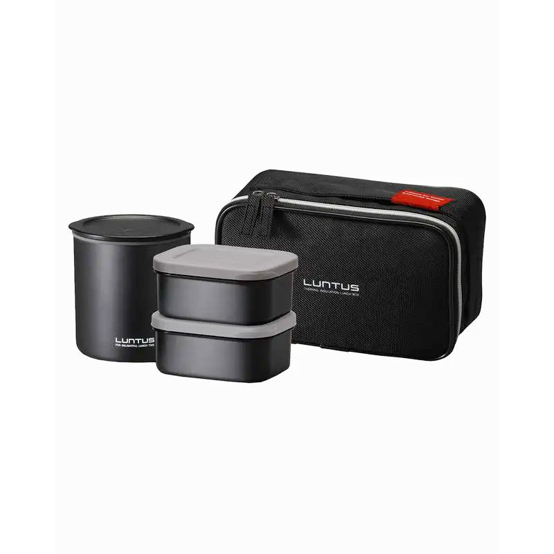 Asvel Luntus Vacuum Lunch Box Set Of 4 With Bag