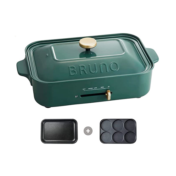 [BOE021] Bruno Multifunctional Electric Compact Hot Plate-Cactus Green
