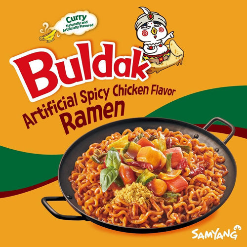 Samyang Buldak Curry Hot Spicy Chicken Stir-Fried Ramen Noodles 140gX5