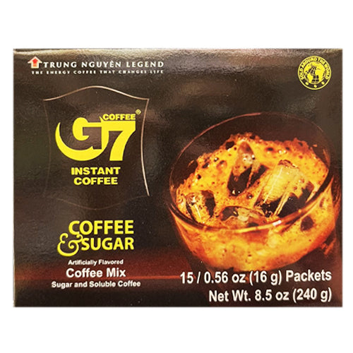 G7 2-in-1 Coffee & Sugar 16gX15Pack