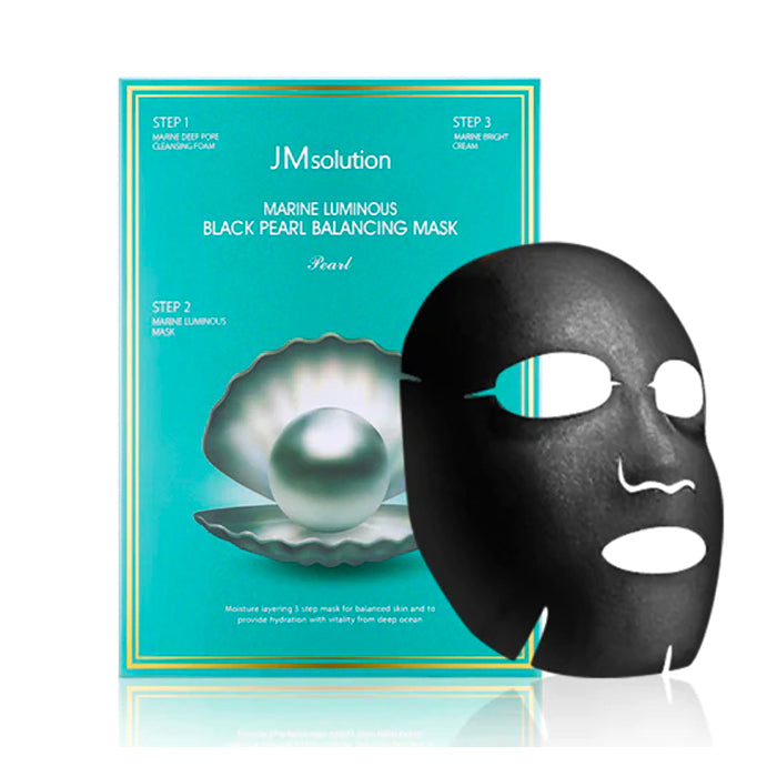 JM Solution Marine Luminous Black Pearl Balancing Mask 10 Pack