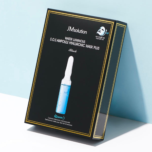 JM Solution Water Luminous S.O.S Ampoule Hyaluronic Mask 10Pcs