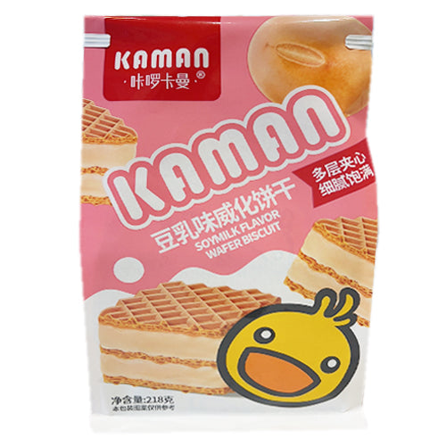 卡曼威化饼干-豆乳味 218g