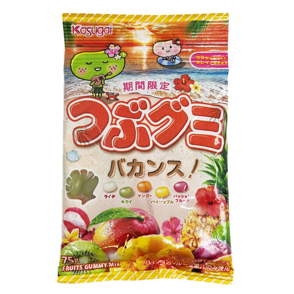 Kasugai Tsubugumi Vacation Fruit Gummies 75g