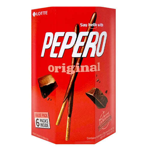 Lotte Pepero Original Chocolate Biscuit Stick 128g