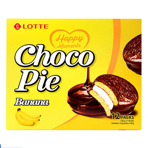 Lotte Choco Pie-Banana 336g