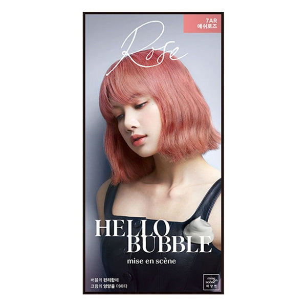 Mise En Scene Hello Bubble Hair Foam Color-Ash Rose 7AR