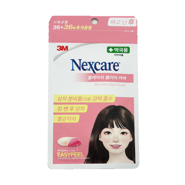 Nexcare Blemish Clear Cover 72pcs