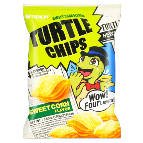 Orion Turtle Chip Sweet Corn Soup Taste 160g