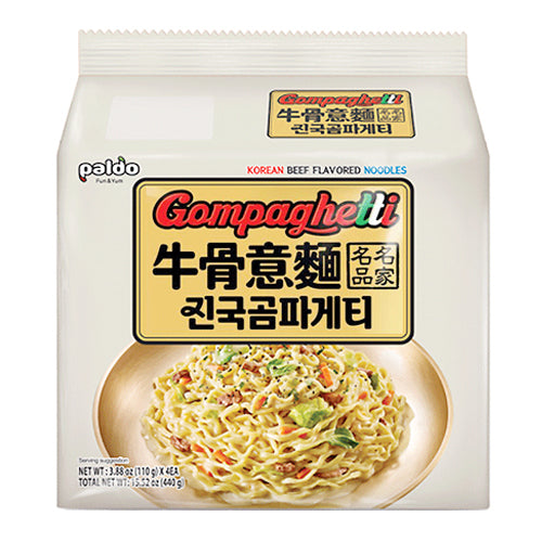 Paldo Gompaghetti Korean Beef Flavored Noodles 110gX4