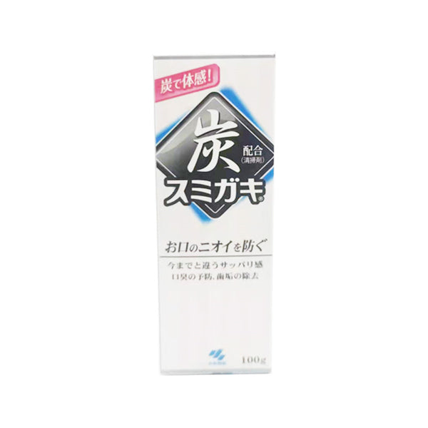 日本小林制药黑炭牙膏 100g