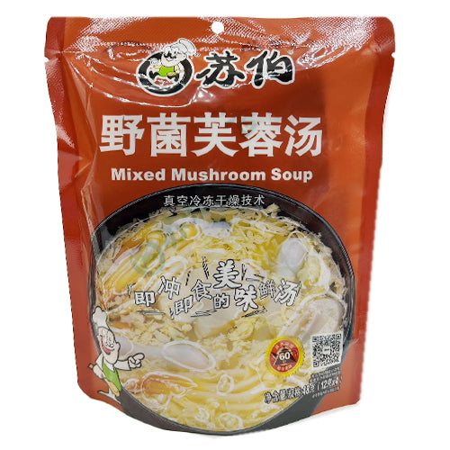 酥伯野菌芙蓉汤 48g
