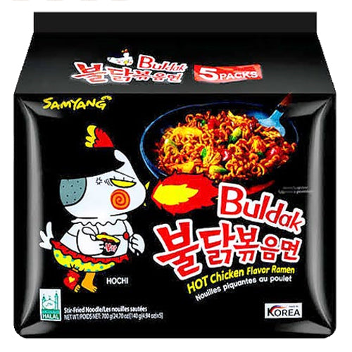 Samyang Buldak Artificial Spicy Chicken Flavor Ramen 140g*5