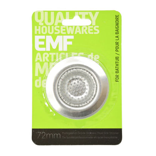 不锈钢耐用带边穿孔水槽过滤器-浴缸 中号 