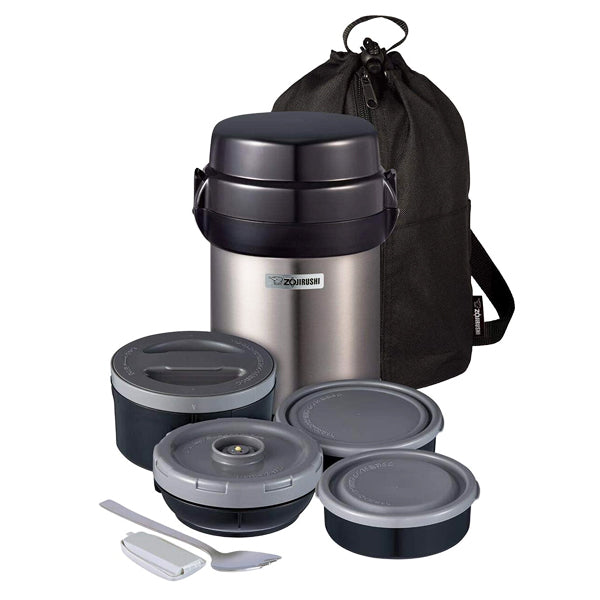 Zojirushi SL-JBE14 Mr. Bento Stainless Lunch Jar 41 Oz - Black/Pink