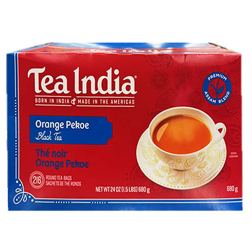 Tea India Orange Pekoe Black Tea 80 Round tea Bags