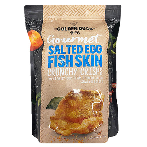 The Golden Duck Singapore Gourmet Salted Egg Yolk Fish Skin Crisps 105g